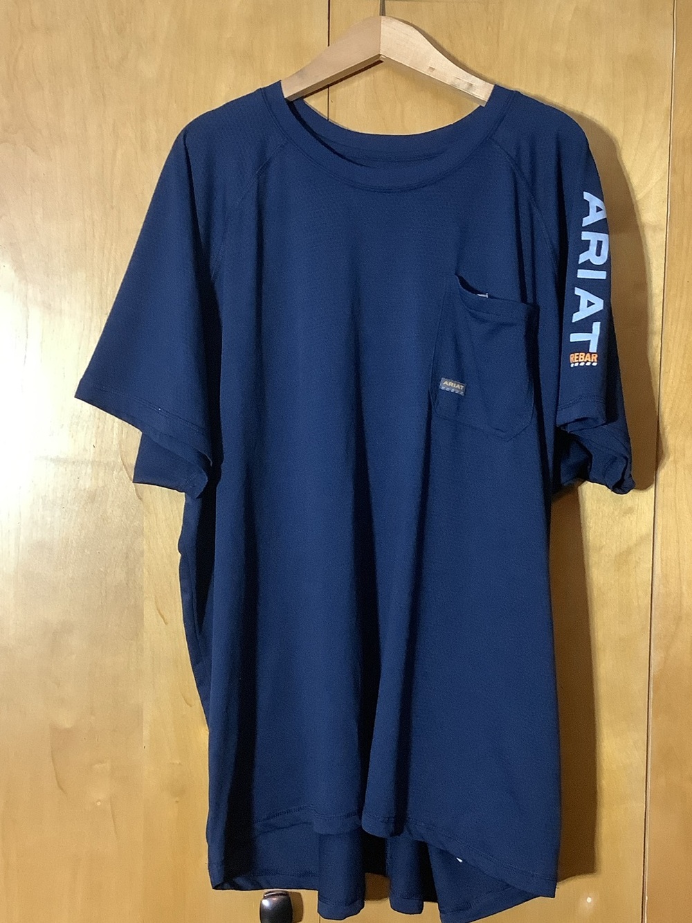 Ariat Rebar Heat Fighter navy shirt, size 3XL